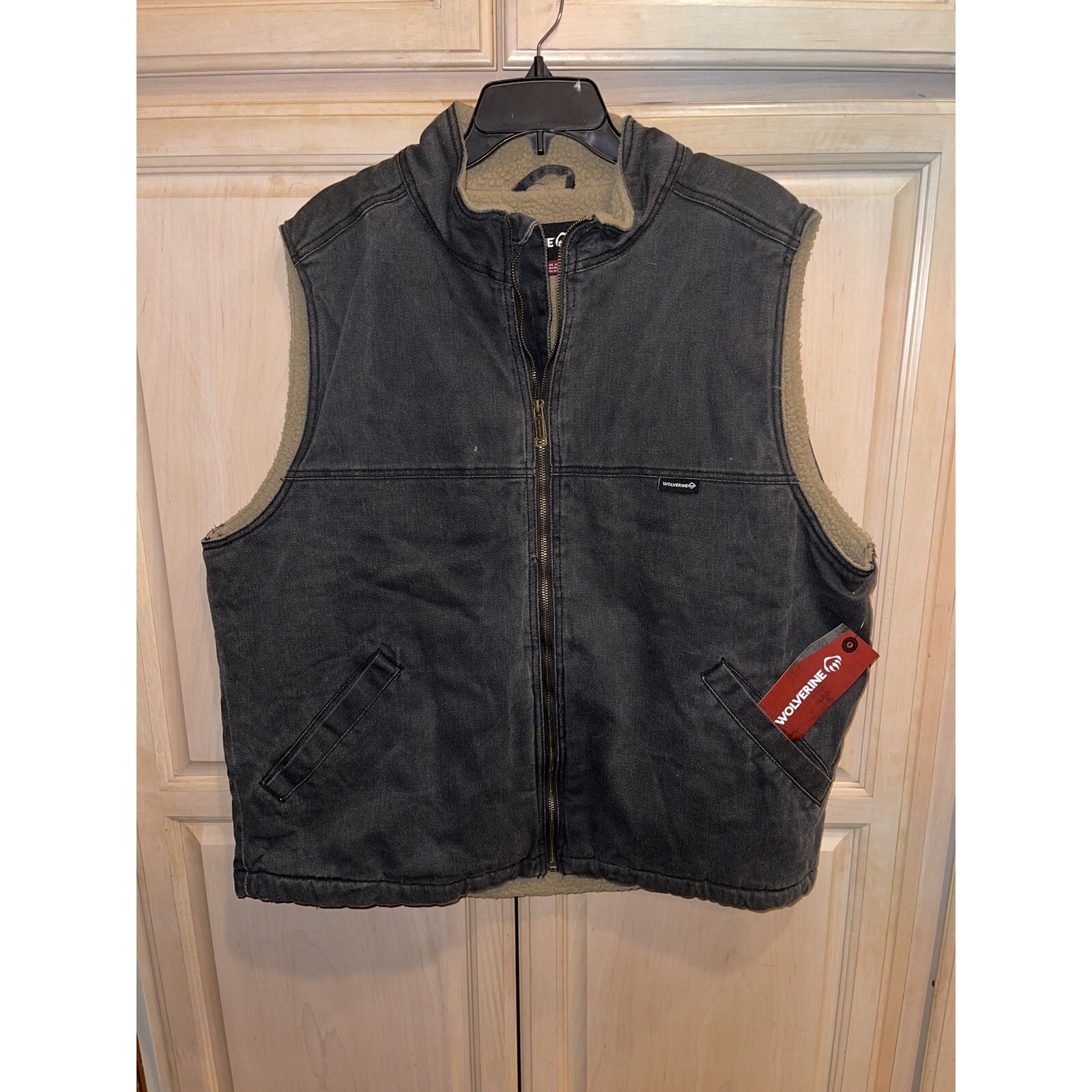 Wolverine Men Upland Vest Denim Outerwear Vests Cotton Xl